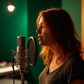 Recording session in action at Emerald Sound Studios